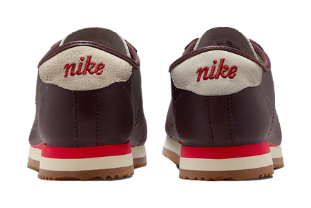 Nike Cortez Abrasion Resistant Low Top Casual Shoes Womens Burgundy  vjsneaker.com
