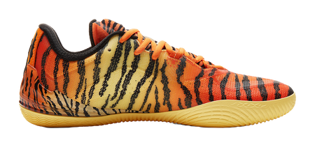 PEAK Cushioning Abrasion Resistant Coverage Low top Basketball Shoes Mens Orange Yellow Black  VJsneaker