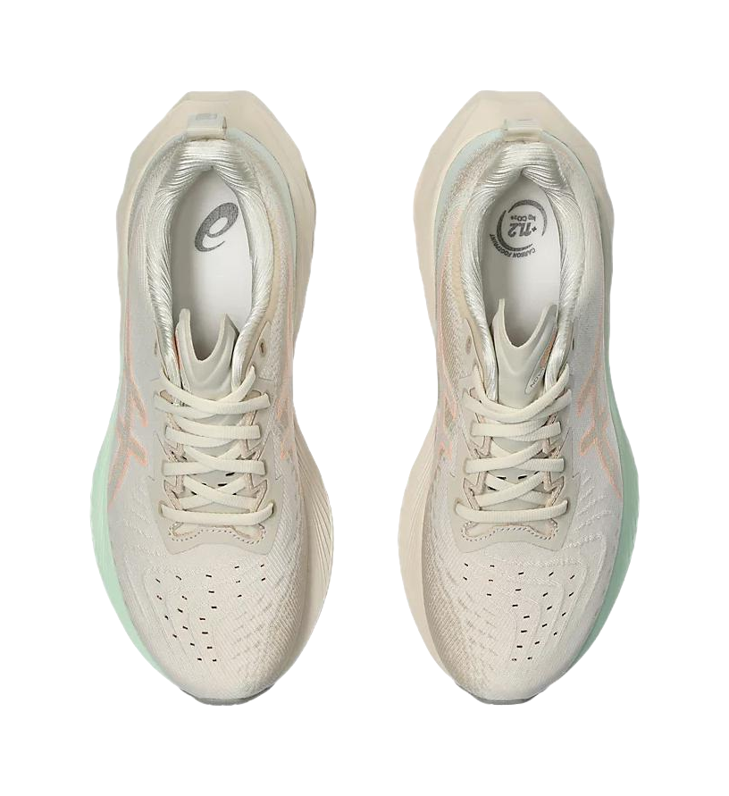 ASICS Novablast 4 Oatmeal Moonrock Womens  vjsneaker.com