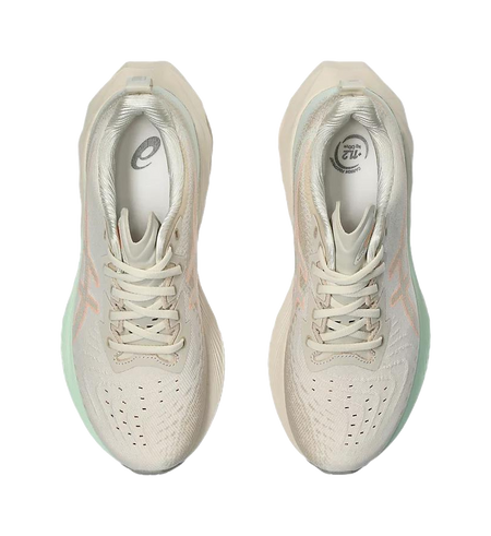 ASICS Novablast 4 Oatmeal Moonrock Womens  vjsneaker.com