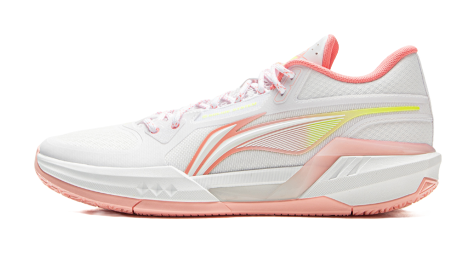 Li-Ning Light Speed 3 Mid "White Pink" ABPV019-2 - Basketball Shoe Unisex White Pink