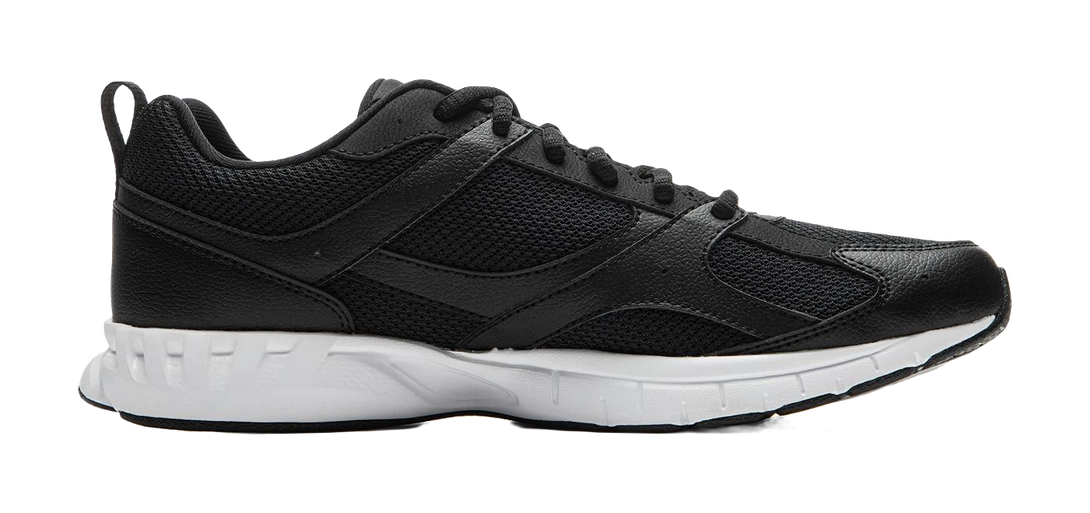 LiNing R037 Shock Absorbers Slip Resistant Abrasion Resistant Breathable Low top Running Shoes Men's Black 