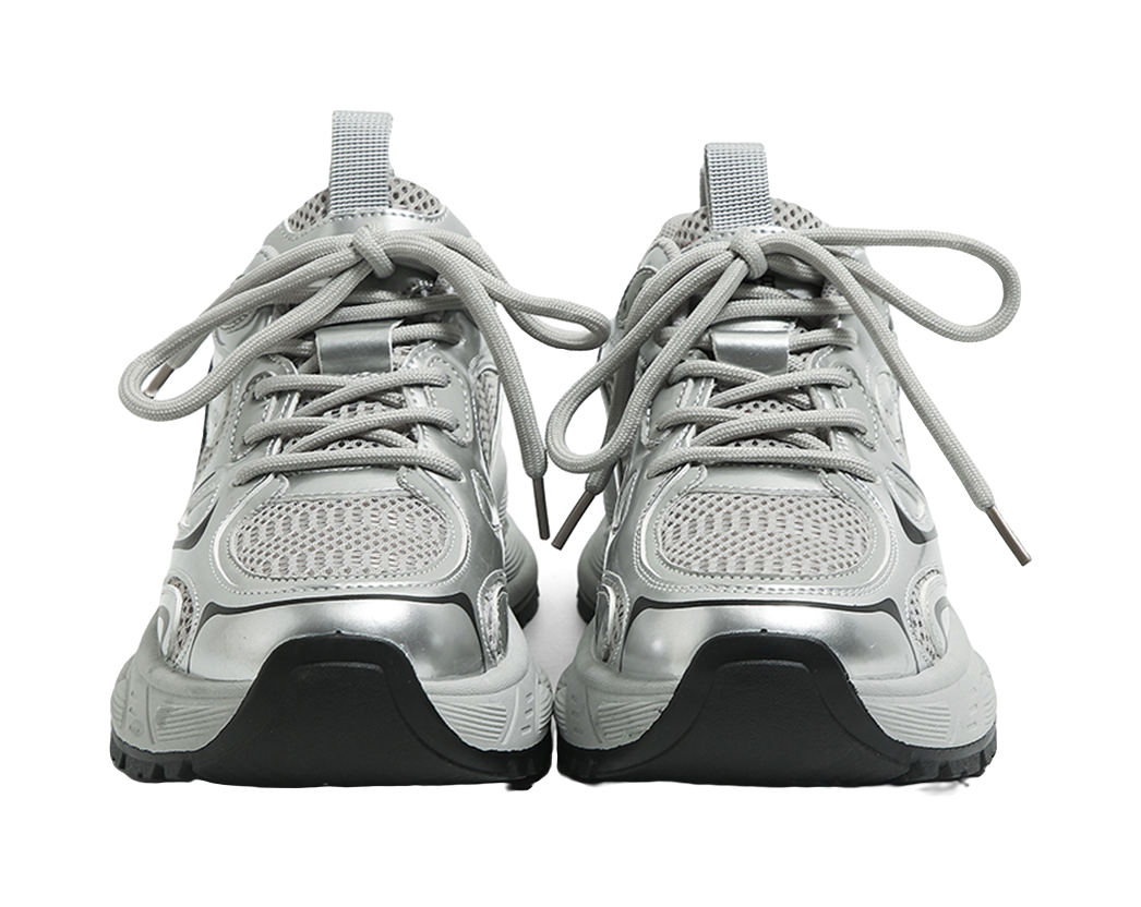 HUANQIU Cushioning, Slip Resistant, Abrasion Resistant, Breathable, Height Increasing Low top Chunky Sneakers Women's 