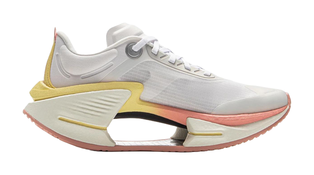 LiNing Shadow 3 ESSENTIAL Cushioning Support Rebound Low Top Casual Running Shoes Women's Standard White Gold Mist 