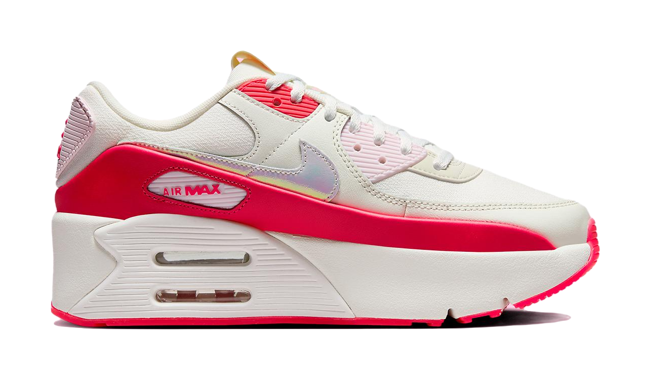 Nike Air Max 90 LV9 Sail Siren Red Womens  vjsneaker.com