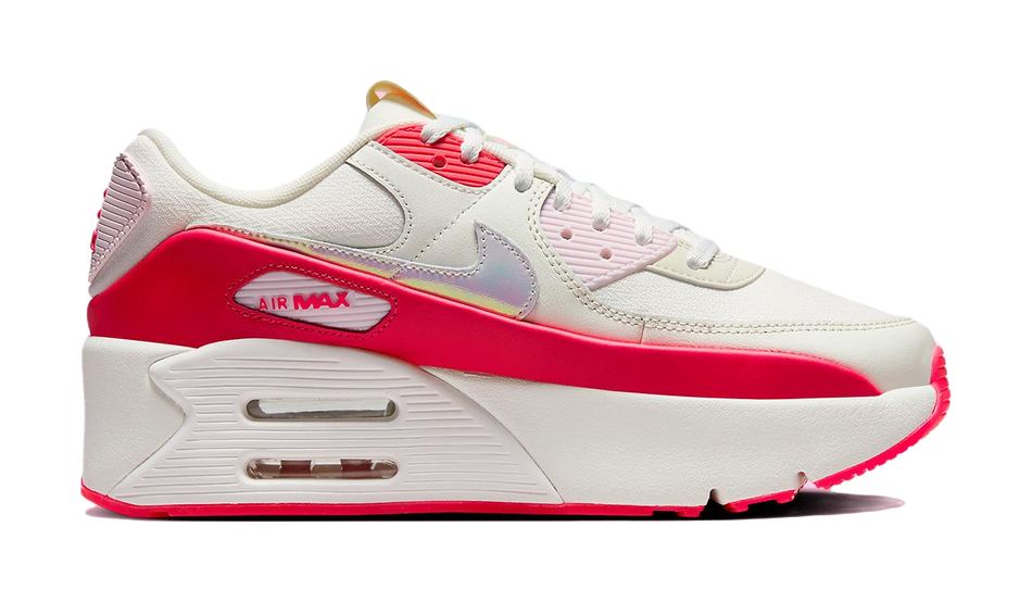 Nike Air Max 90 LV9 Sail Siren Red Womens  vjsneaker.com
