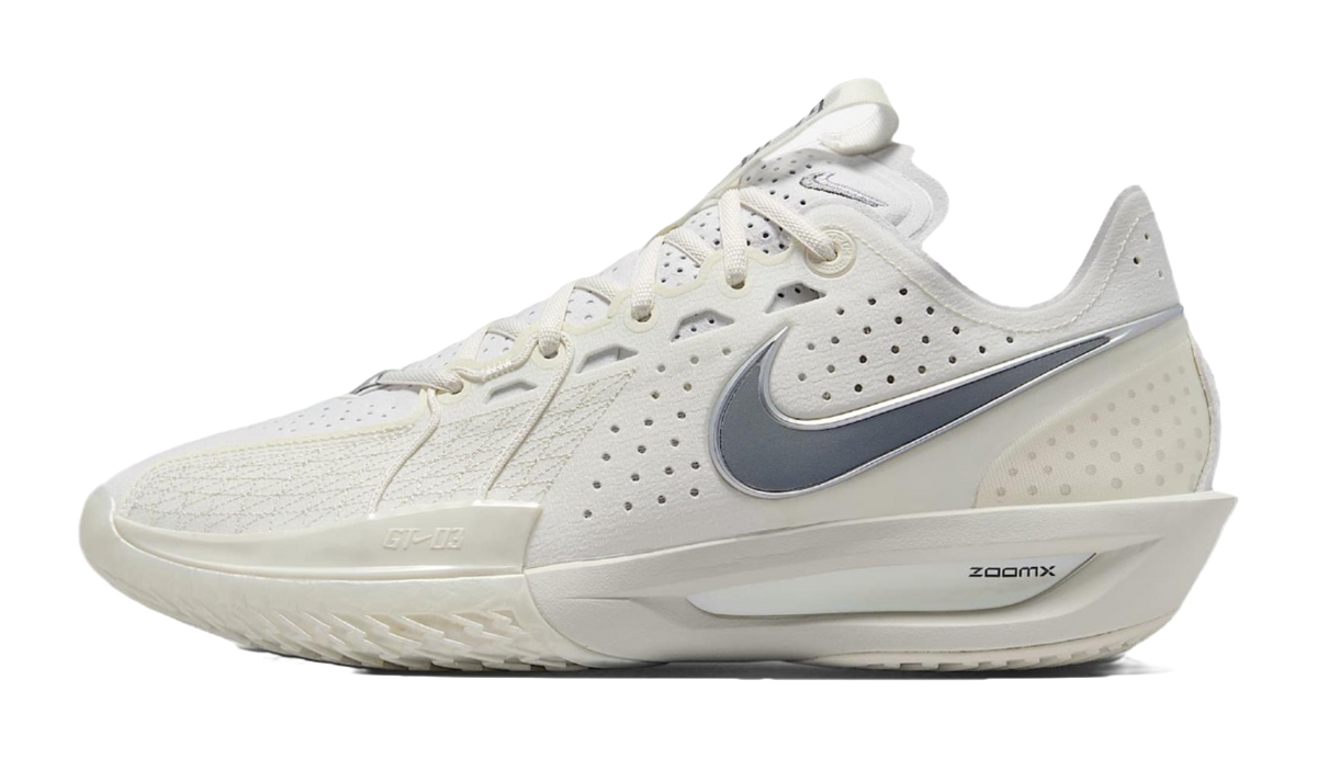 Nike G.T. Cut 3 Anti Slip Wear Resistant Low Top Basketball Shoes Mens White  VJSNEAKER