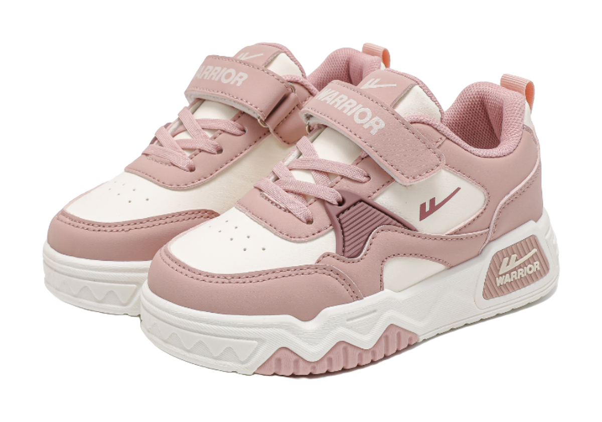 Warrior Boys Athletic Shoes Breathable Lightweight Cushioning Low top Girl Skateboard Shoes Kids  VJSNEAKER