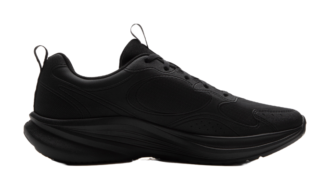 LiNing Shock Absorbers Rebound Low top Casual Sprint Running Shoes Men's Black 