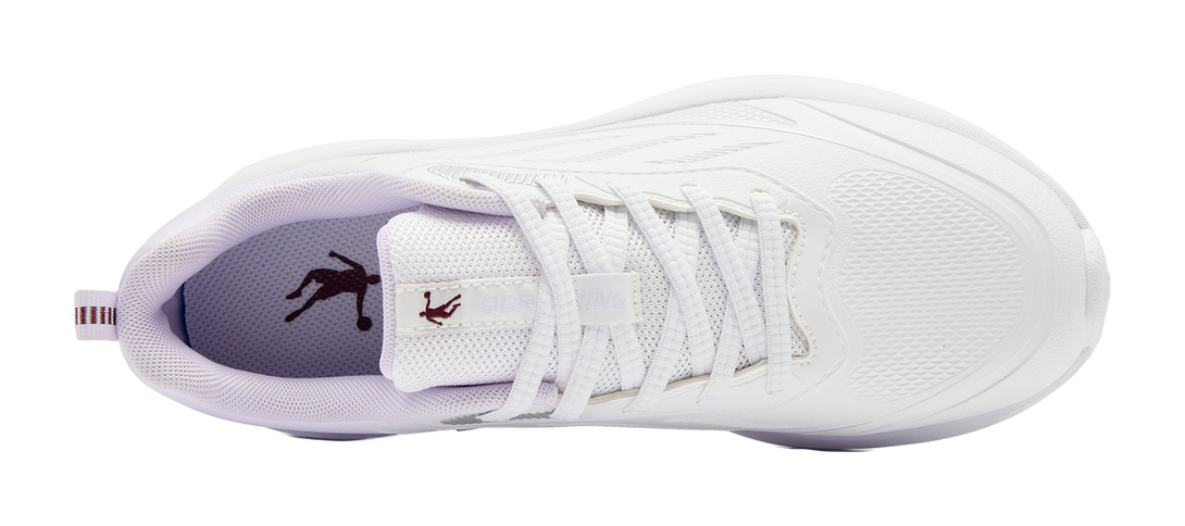 QIAODAN Running Shoes Women's Low top Jordan White/Cloud Purple 