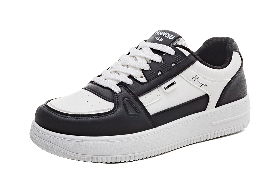 HUANQIU Anti Slip Wear Resistant Low Top Skateboard Shoes Men's 