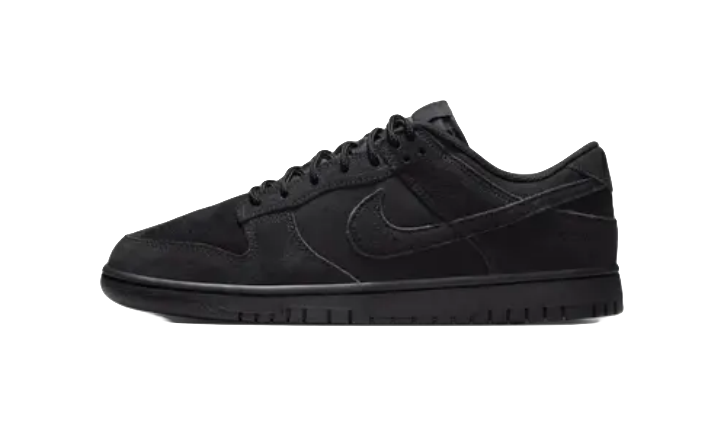 Nike Dunk Abrasion Resistant Low top Skateboard Shoes Unisex Black  vjsneaker.com