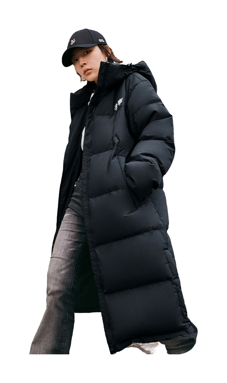 LiNing Fondue Down Series Down Jacket Unisex Black  VJ SNEAKER