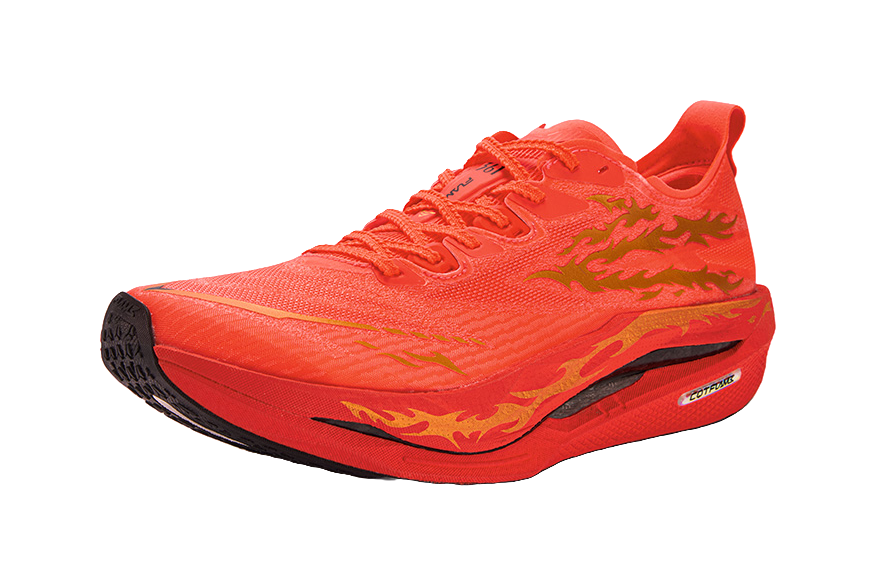 361° Flame 5 Cushioning Slip Resistant Abrasion Resistant Breathable Low top Running Shoes Unisex Radiant Flame  vjsneaker.com