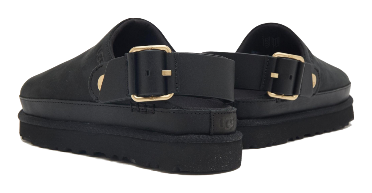 UGG Goldenstar Clog Casual Single Shoes Womens Black  vjsneaker.com