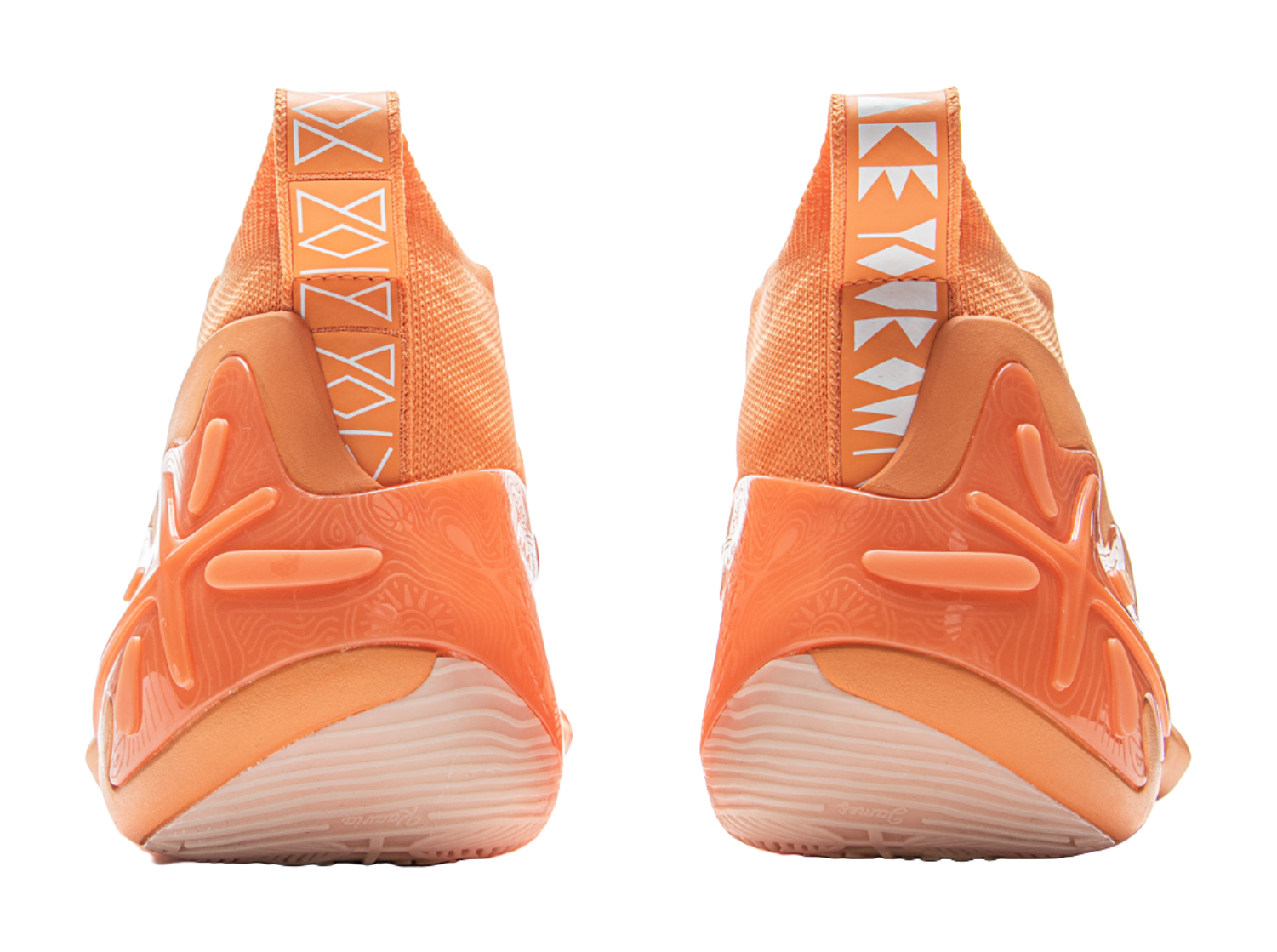 LiNing Wow11 Cushioning Lightweight Rebound Mid-Top Basketball Shoes Mens Cloud Brocade Orange  VJSNEAKER