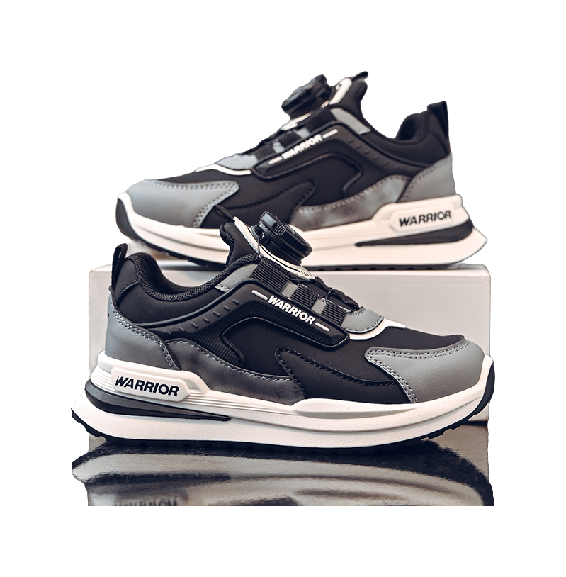 Warrior Slip Resistant Anti Kick Cushioning Abrasion Resistant Low top Kids' Running Shoes Kids 