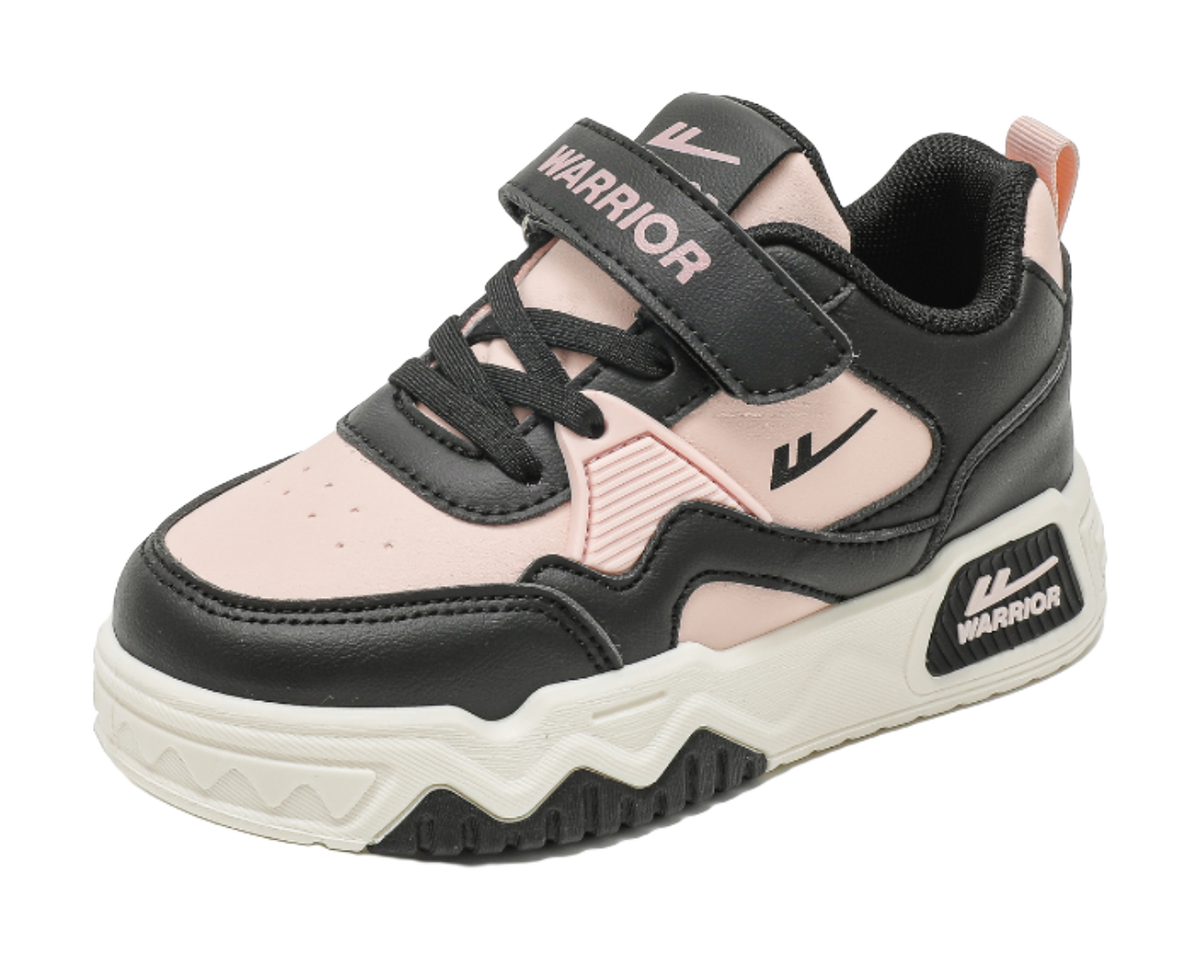 Warrior Boys Athletic Shoes Breathable Lightweight Cushioning Low top Girl Skateboard Shoes Kids  VJSNEAKER