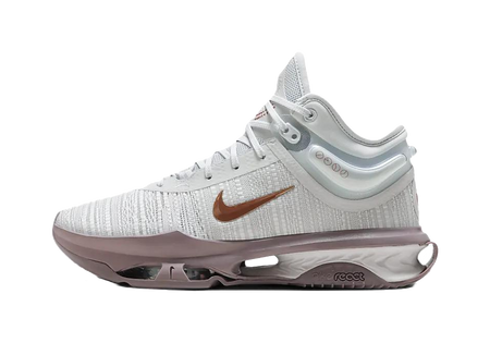 Nike Air Zoom G.T. Jump 2 Mid top Basketball Shoes Mens White Gray Asian Version  vjsneaker.com