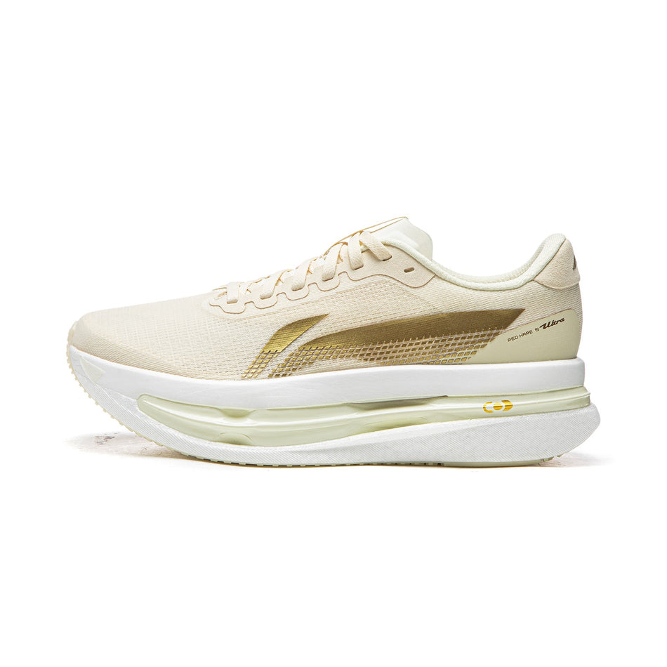 Li Ning Red Hare 9 ULTRA Cushioning, Wear Resistant Low top Casual Running Shoes Womens Ecru  vjsneaker.com