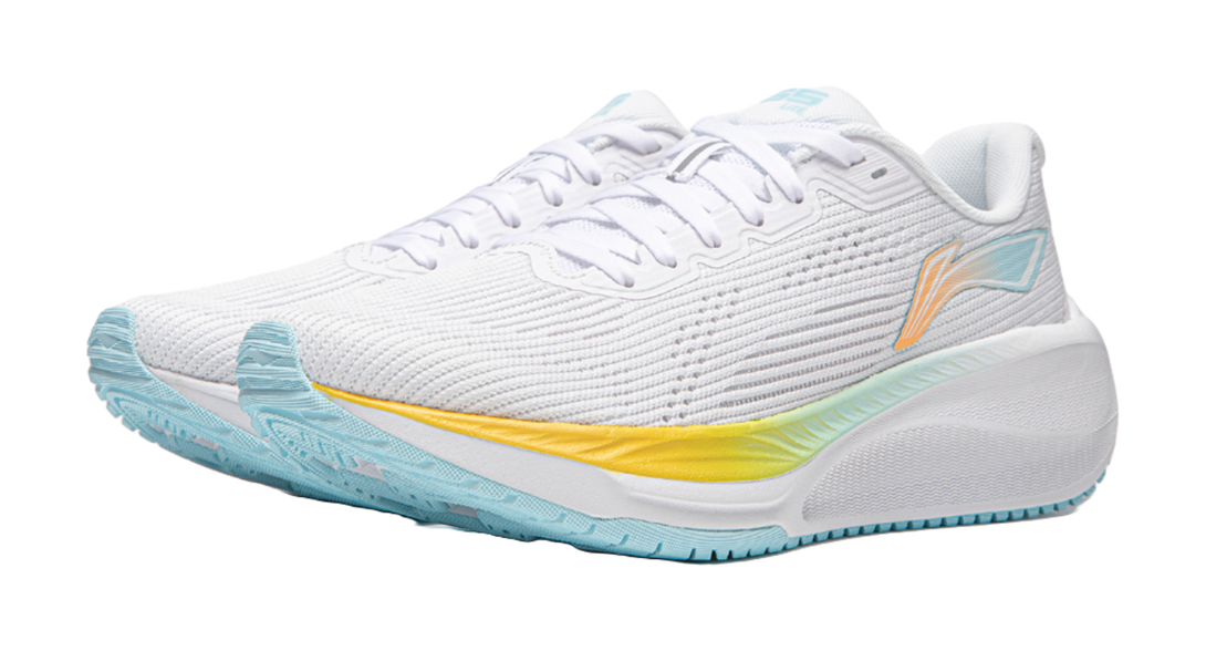 LiNing WuShi Lite 2.0 Cushioning Anti-Slip Wear-Resistant Breathability Low-Top Running Shoes Women's Standard White 