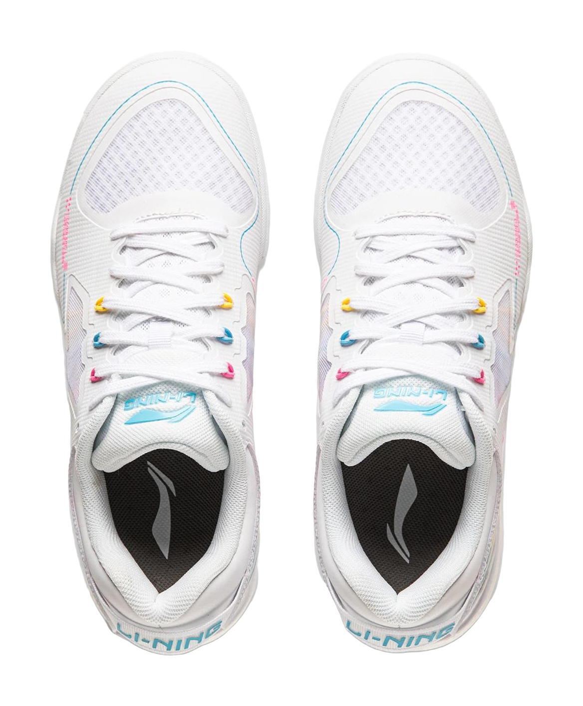 Li-Ning Kirin 3.0 "White/Pink/Yellow" APPU029-2 - Table Tennis Shoe Unisex White