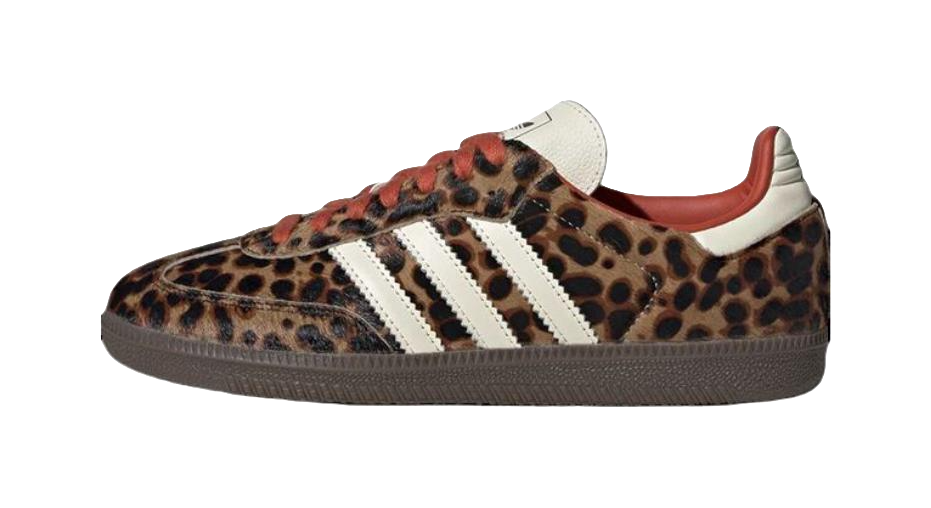 Samba Wmns Adidas Originals Og Cheetah Pack - Preloved Red Womens  VJSNEAKER