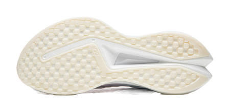 Li-Ning Red Hare 9 Pro outsole, textured rubber tread in cream and light gray