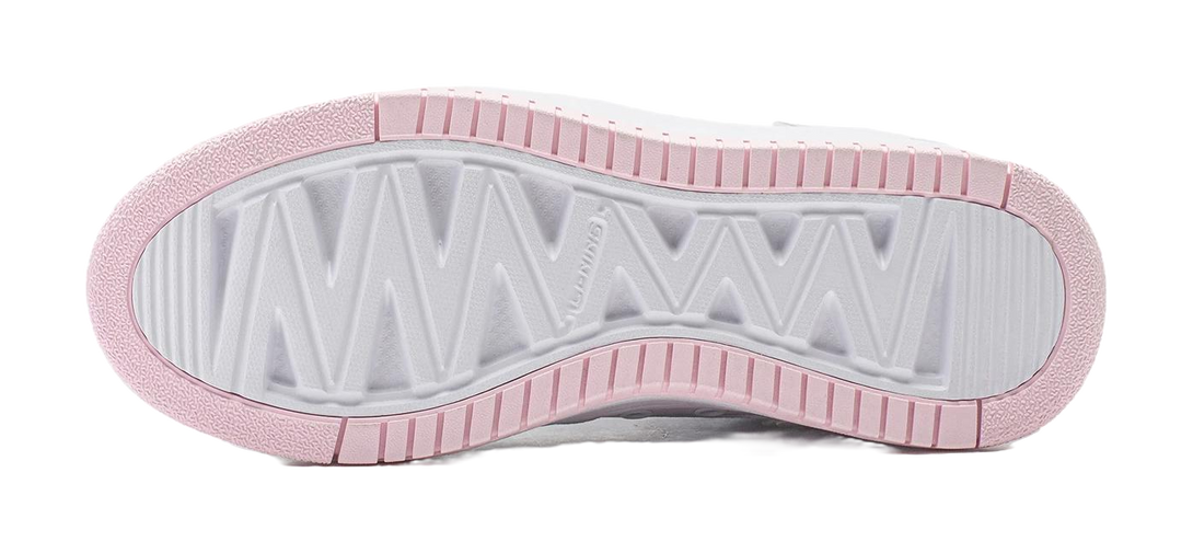 Disney X LINING Cheese Skateboard Shoes Women's Low top White Pink Blue 