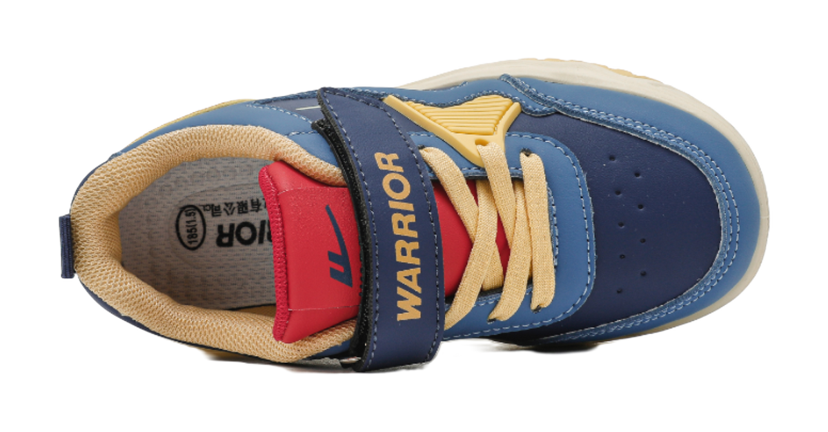 Warrior Boys Athletic Shoes Breathable Lightweight Cushioning Low top Girl Skateboard Shoes Kids  VJSNEAKER