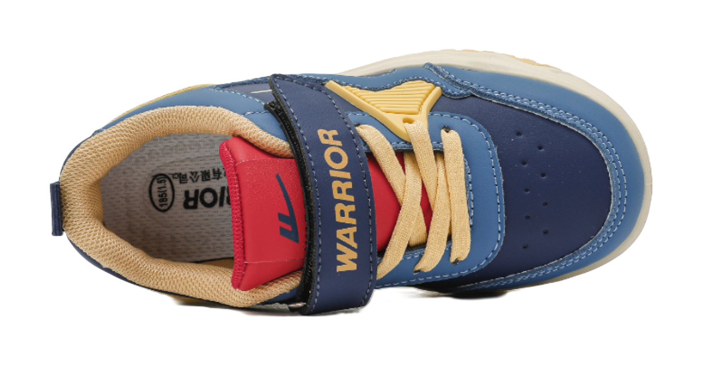 Warrior Boys Athletic Shoes Breathable Lightweight Cushioning Low top Girl Skateboard Shoes Kids  VJSNEAKER