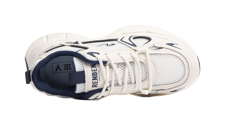 RENBEN Abrasion Resistant, Breathable, Lightweight Low top Chunky Sneakers Women's 