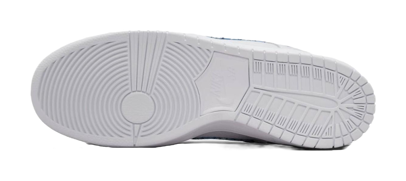Nike SB Dunk Low Pro X Nicole Hause White And University Blue  vjsneaker.com