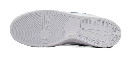 Nike SB Dunk Low Pro X Nicole Hause White And University Blue  vjsneaker.com