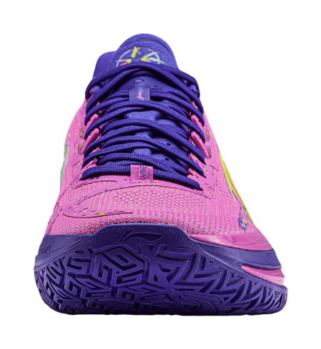 LiNing Liren 6 V2 'Error' Downtime - Basketball Shoes for Men and Women Fluorescent Rose Purple Red