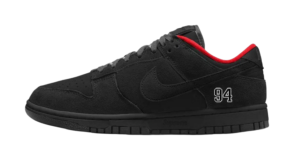 Nike Sb Dunk Low Supreme 94 Black  vjsneaker.com