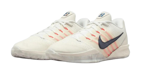 Nike Sabrina 3 Support Rebound Grip Basketball Shoes Unisex White Coral Powder  vjsneaker.com