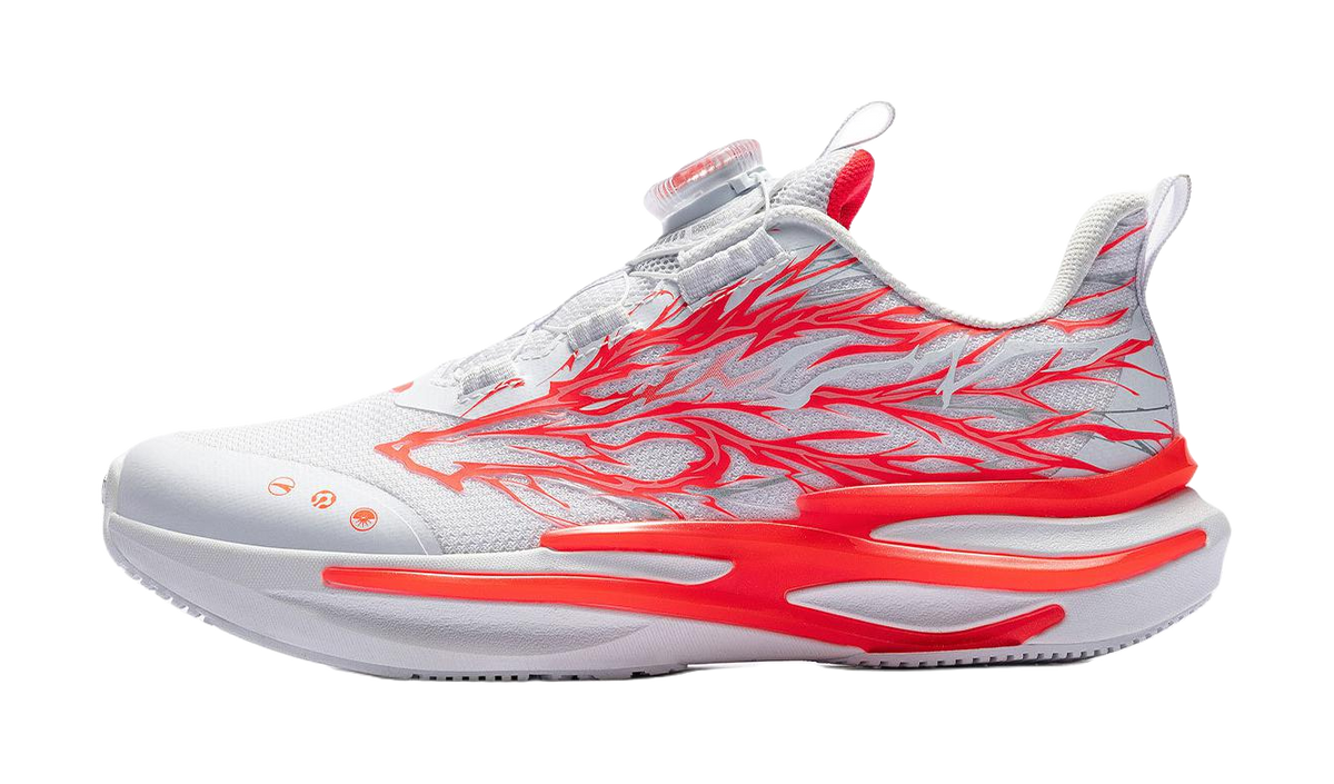 ANTA Children's Red Flame Comfortable Technology Trendy Low cut Running Shoes for Men and Women  VJSNEAKER