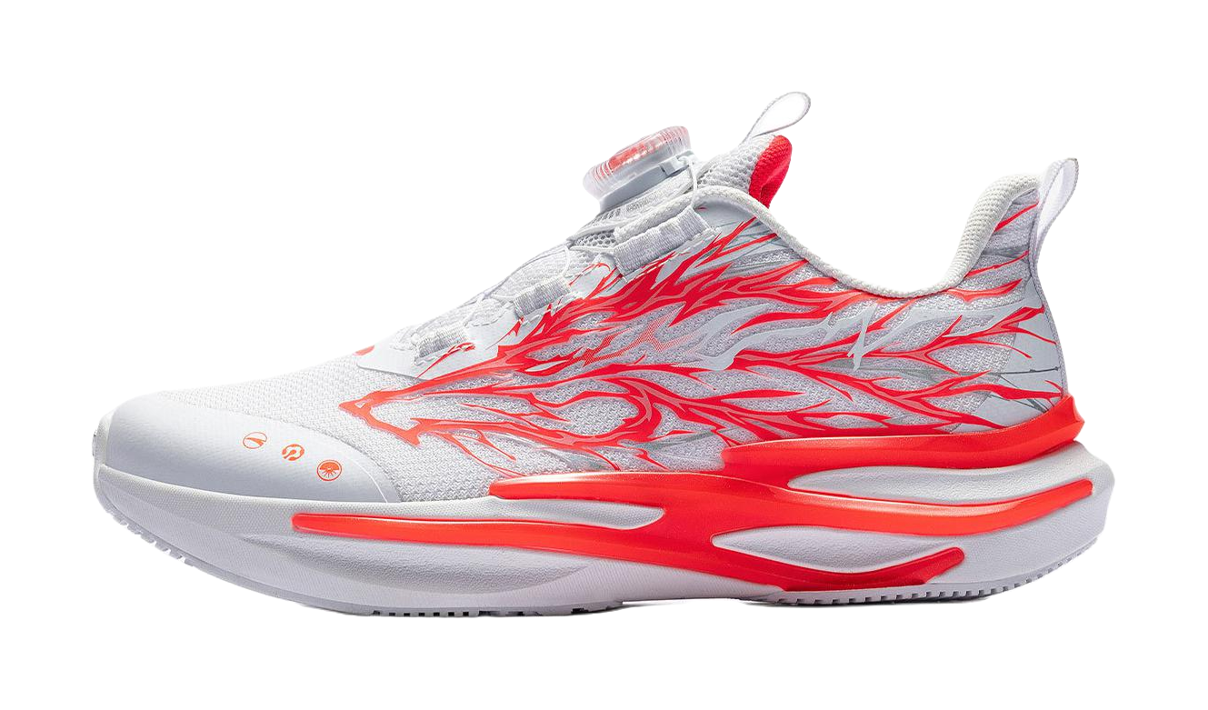 ANTA Children's Red Flame Comfortable Technology Trendy Low cut Running Shoes for Men and Women  VJSNEAKER