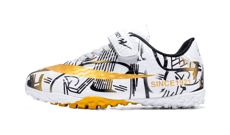 Binary Slip Resistant Anti Kick Lightweight Cushioning Low Top Kids Soccer Shoes Kids 