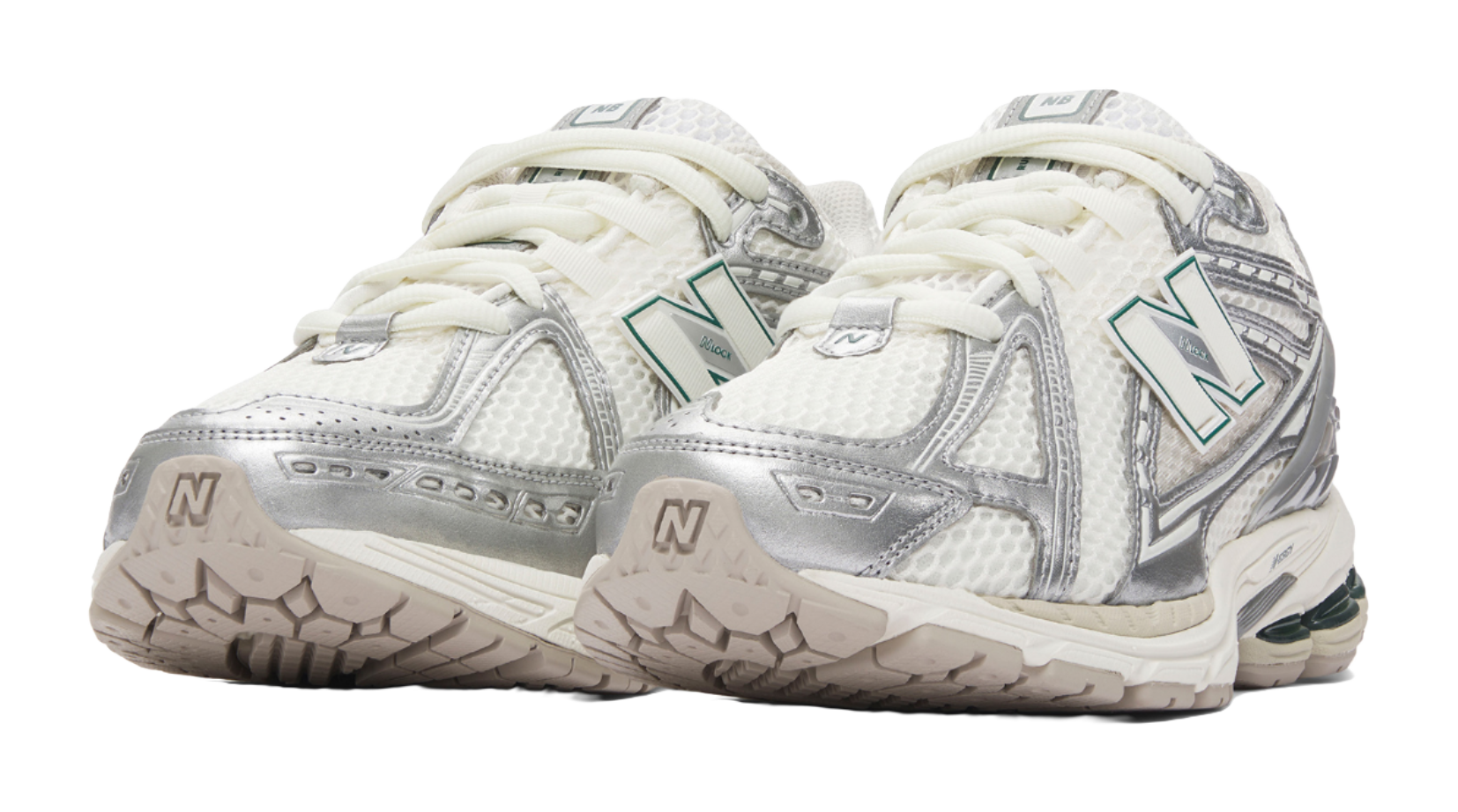 New Balance 1906R Silver Metallic Cream  vjsneaker.com