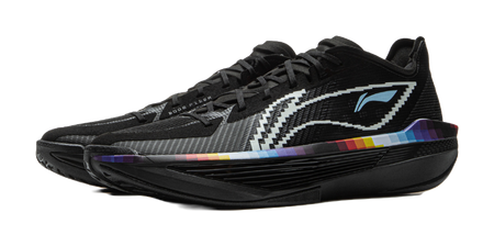 LiNing ULTRALIGHT Cushioning, Slip Resistant, Abrasion Resistant, Rebound Grip Low Top Basketball Shoes Mens Black  VJSNEAKER