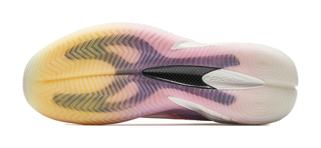 Anta Low top Basketball Shoes Mens White Pink Yellow  vjsneaker.com