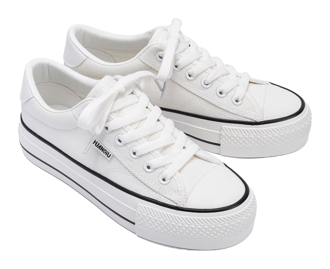 HUANQIU Wear resistant And Lightweight Low top Canvas Shoes Women's 