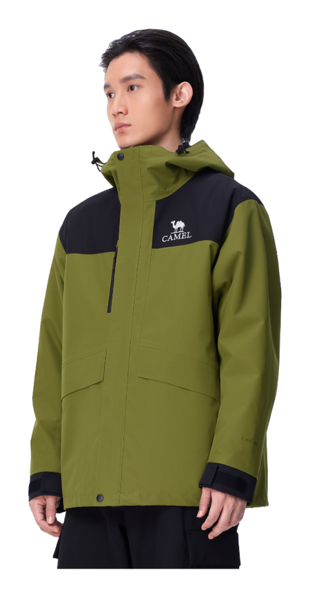 CAMEL All weather Windbreaker Jacket Mens  vjsneaker.com