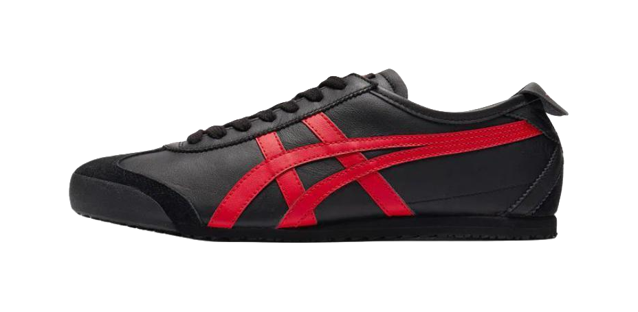 Onitsuka Tiger Mexico 66 Black Classic Red  vjsneaker.com