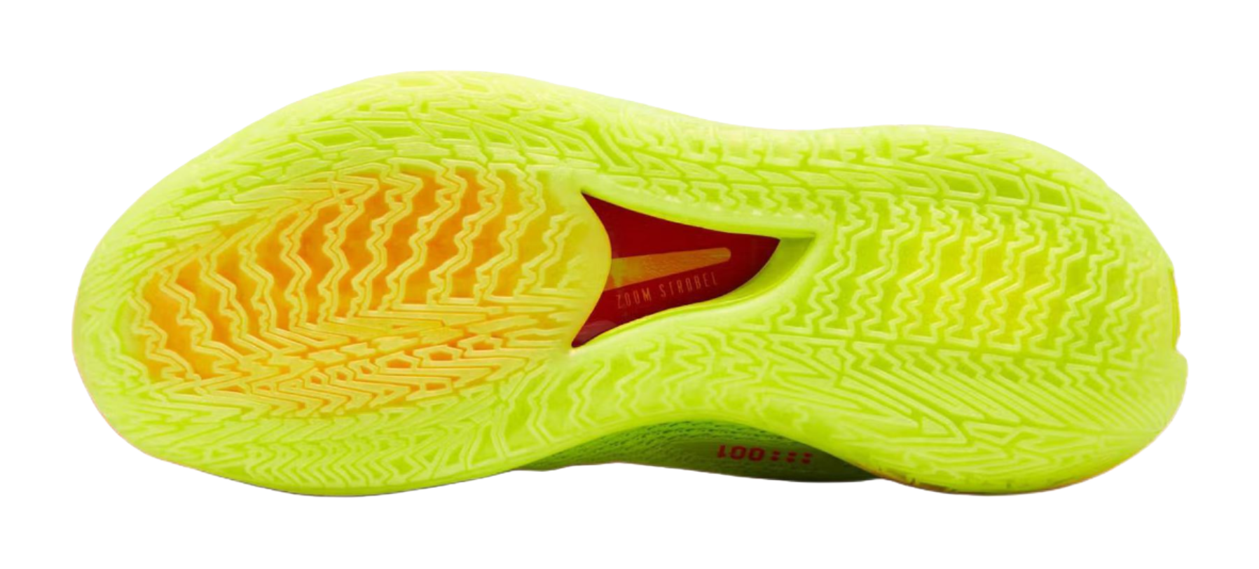 Nike Air Zoom G.T. Cut 1 Breathable Basketball Shoes Unisex Yellow Red  vjsneaker.com