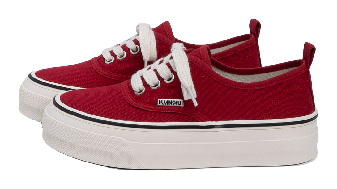 HUANQIU Lightweight Balance Low Top Canvas Shoes Women's 