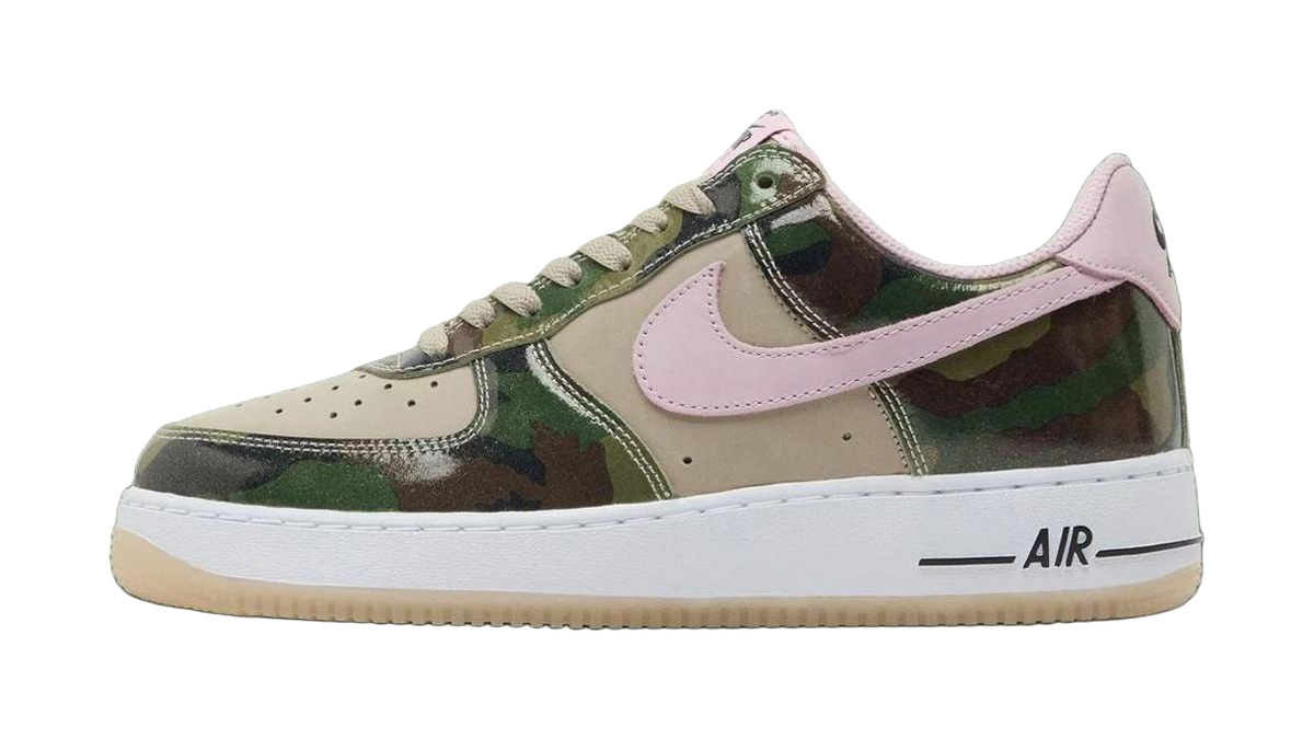 Nike Air Force 1 Abrasion Resistant Low top Skateboard Shoes Mens Brown Green Pink  VJSNEAKER