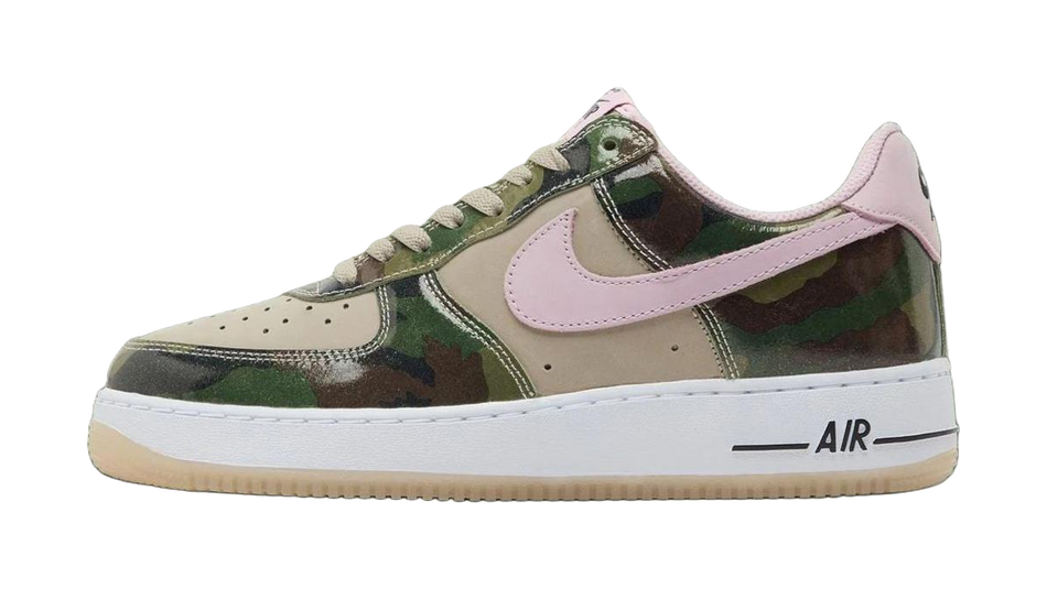 Nike Air Force 1 Abrasion Resistant Low top Skateboard Shoes Mens Brown Green Pink  VJSNEAKER